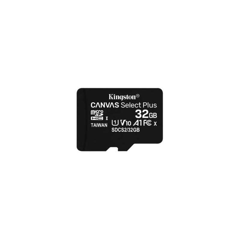 Carte MicroSDHC Kingston Canvas Select Plus 32GB UHS-I C10 100MB/s SDCS2