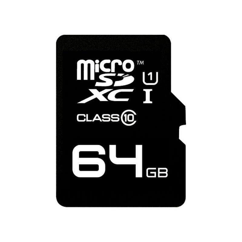 Carte MicroSDXC EMTEC 64GB + Adaptateur CL10 Classic