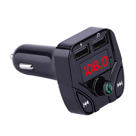 Chargeur Voiture 3.1A CARC 4 et Transmetteur FM Bluetooth MP3 TF