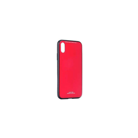 Coque De Protection Glass Pour Iphone 12 / 12 Pro Rouge