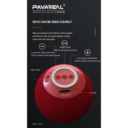 Enceinte Bluetooth PAVAREAL BS-13