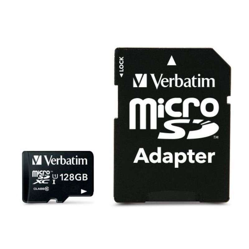 Verbatim MicroSD/SDXC Card 128GB Premium Class10 + Adap